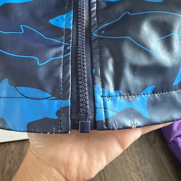 18 Month Shark Rain Jacket - Picture 3 of 10
